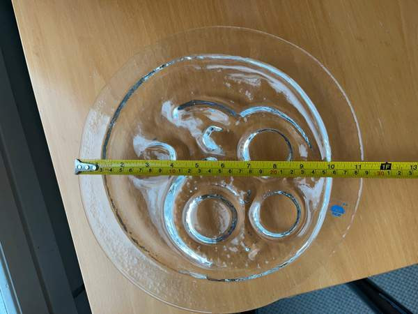 Meri lasin iso lasinen tuikkualusta Tampere - valokuva 4