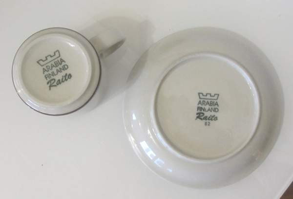 Arabia Raito kahvikupit ja tassit 6 kpl Эспоо - изображение 5