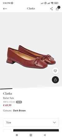 Uusi Clarks ballerinat 36/ new Clarks ballet flat 36 Helsinki