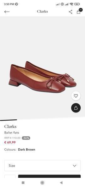 Uusi Clarks ballerinat 36/ new Clarks ballet flat 36 Helsinki - valokuva 2