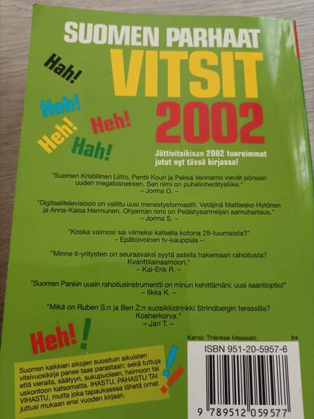 2 kpl Vitsikirjaa Lapua - photo 3