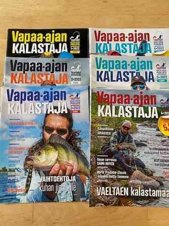 Kalastaja lehden vuosikertoja 2022-2024 Riihimäki