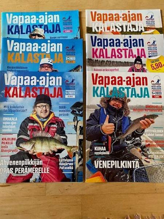 Kalastaja lehden vuosikertoja 2022-2024 Riihimäki - valokuva 2