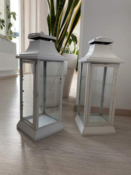 Valkoinen lyhty 2kpl Tampere – foto 1