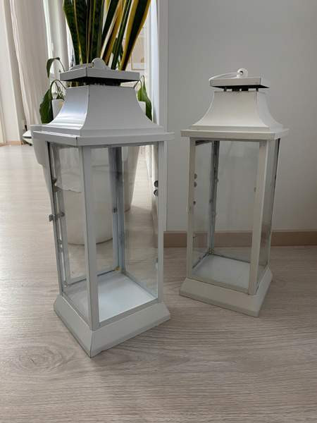 Valkoinen lyhty 2kpl Tampere – foto 3