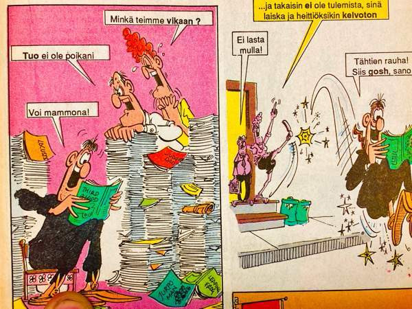 Lehdet Don Martin ja Hyttys Myrkky Helsinki - valokuva 4