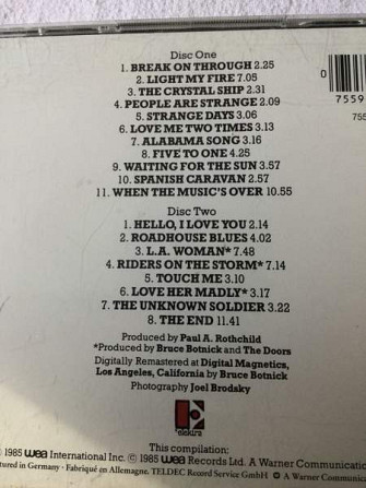 The Best of The Doors 2 x cd Helsinki - valokuva 4