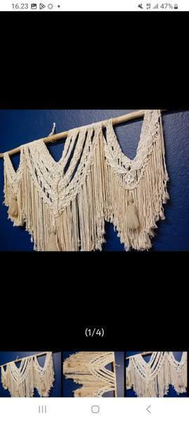 Upea iso makramee seinävaate Helsinki - valokuva 1