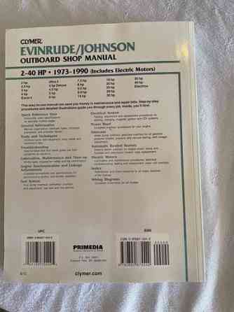 Korjausopas Evinrude / Johnson perämoottorit Lohja