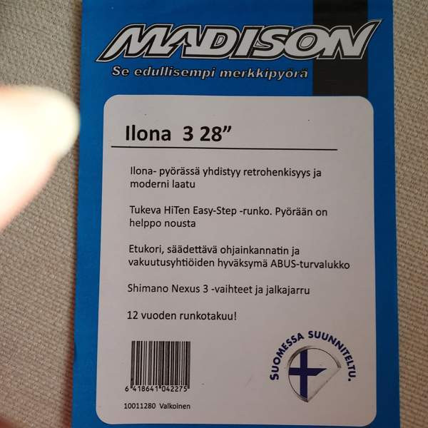 Madison polkupyörä 28 Taipalsaari - valokuva 2