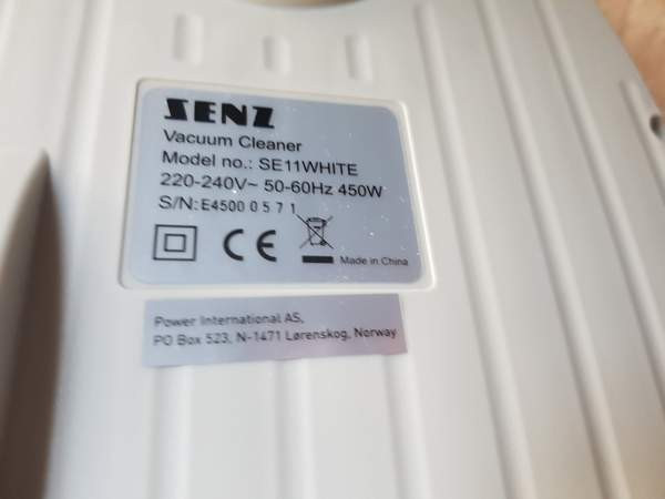 Senz imuri 450w - vacuum cleaner Espoo - valokuva 3