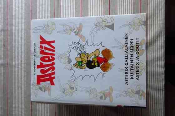 Asterix kirjasto hyväkuntoinen. Kunto näkyy kuvissa. Лахти