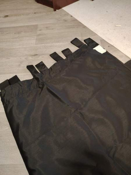 Mustat lenkkiverhot Hamina - valokuva 1