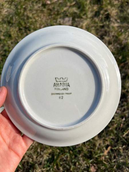 Arabia espresso muki ja aluslautanen Helsinki - valokuva 5