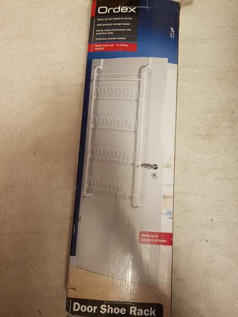 Ordex metal over door shoe storage rack for 12 pairs Espoo - valokuva 1