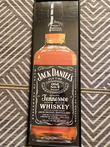 ISO Jack Daniels seinätaulu. Koko:31x92,5cm Коувола - изображение 1