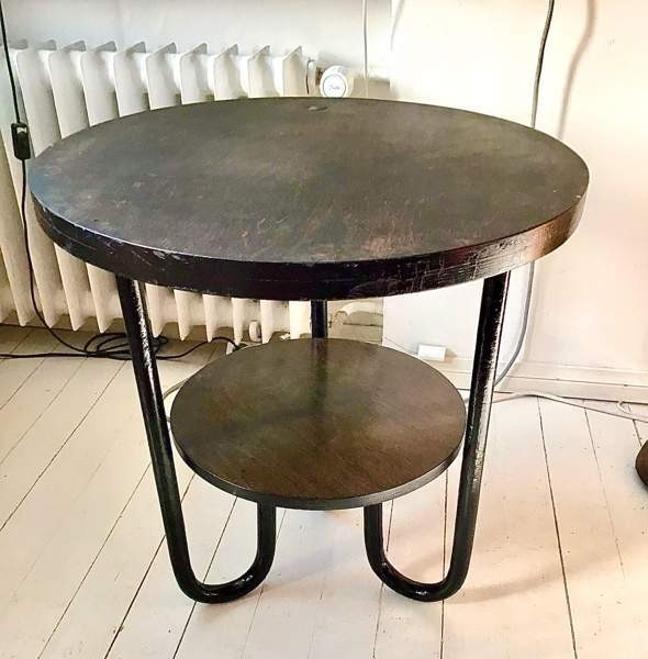 Funkkis pöytä. Aito 1930-luvun Funkis pöytä, sivupöytä, tupakkapöytä. Helsinki - valokuva 4