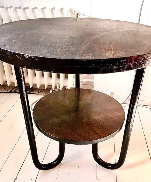 Funkkis pöytä. Aito 1930-luvun Funkis pöytä, sivupöytä, tupakkapöytä. Helsinki - valokuva 3