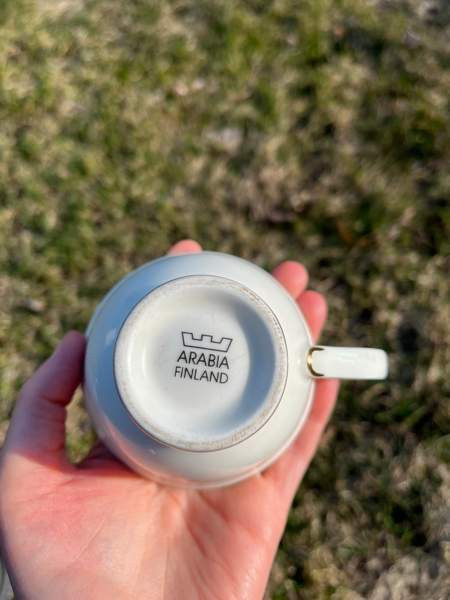 Arabia pieni muki ja aluslautanen Helsinki - изображение 2