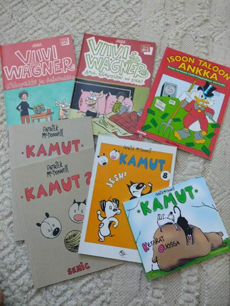 Sarjakuva setti, Viivi ja Wagner, kamut, roope Laukaa - valokuva 1