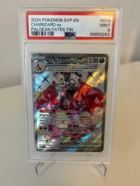 Charizard Ex Promo 074 PSA 9 Ilmajoki - valokuva 1