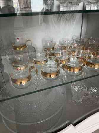 Iittala paula-kuumajuomalasit kultaisilla pidikkeillä 13kpl Oulu