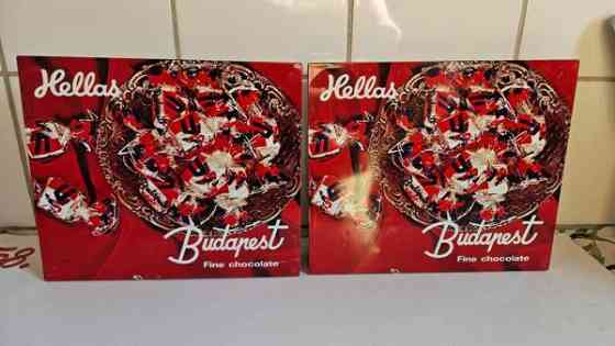 Vintage peltirasia Hellas pelti sisustus keräily Helsinki
