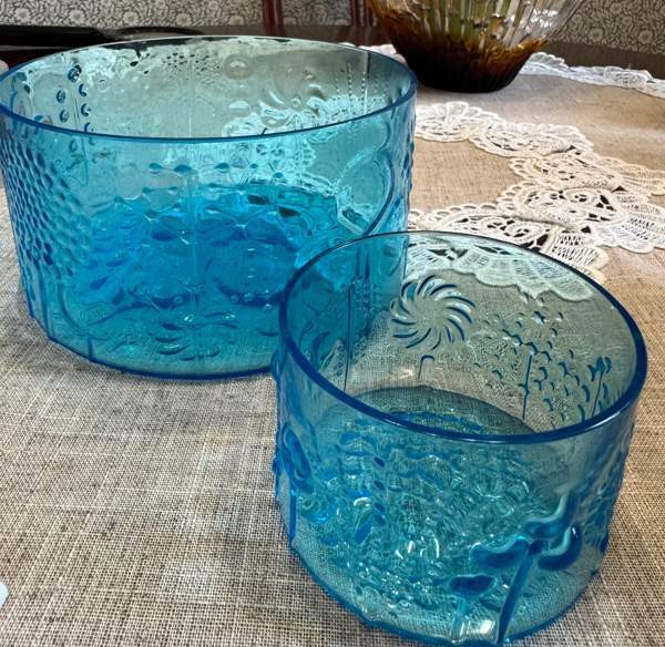 Nuutajärvi, Oiva Toikan Flora-sarjan 2 kulhoa, iso ja pieni Kirkkonummi - photo 1