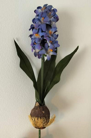TEKOKUKKA hyasintti sipulilla 27 cm (vintage) Tampere - photo 3