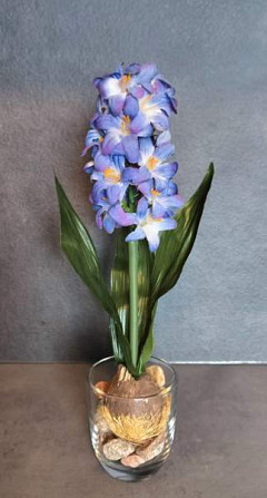 TEKOKUKKA hyasintti sipulilla 27 cm (vintage) Tampere - photo 4