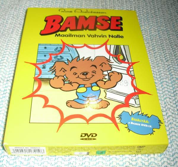 MAAILMA VAHVIN NALLE, 3-DISC (FI -PUHE) DVD Jyväskylä - valokuva 1