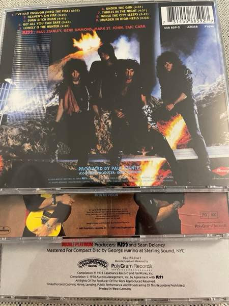 KISS : Animalize - Grazy Nights - Double Platinium Helsinki - photo 7