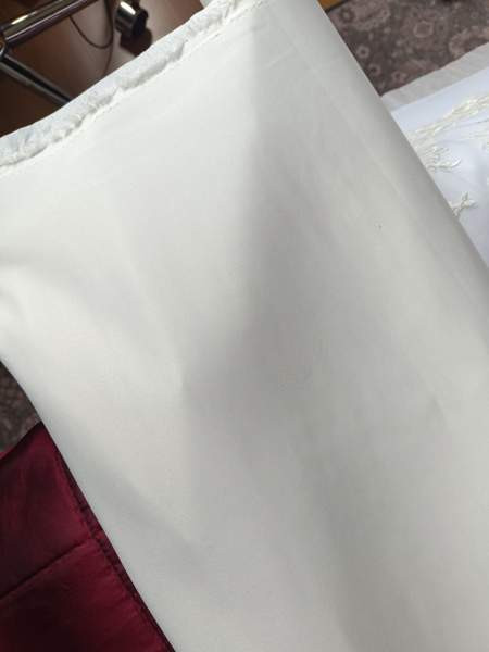 New Duchess valkoinen satiinikangas 4.5m Kuopio - valokuva 2