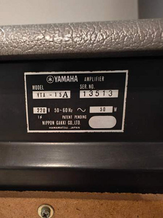 Yamaha YTA-15A vahvistin Hyvinge - photo 8