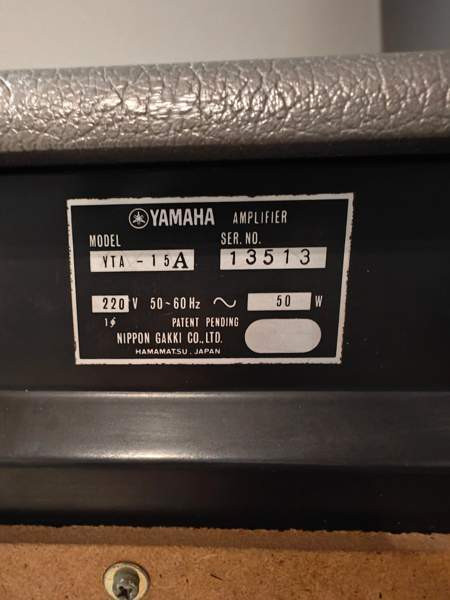 Yamaha YTA-15A vahvistin Hyvinkää - valokuva 8