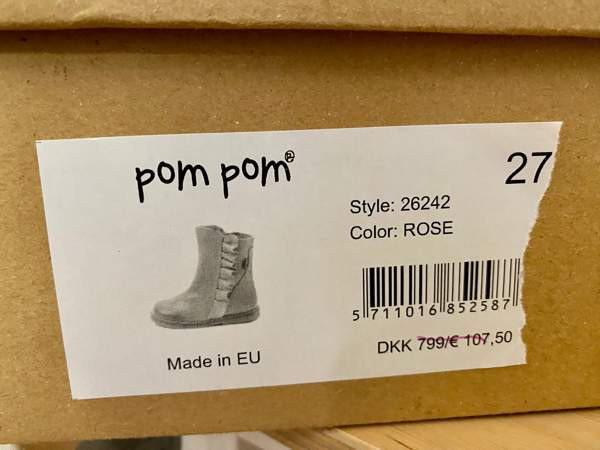 Tex-päällysteiset, villavuoriset vanhan roosan väriset nilkkurit koko 27 Helsinki - valokuva 6