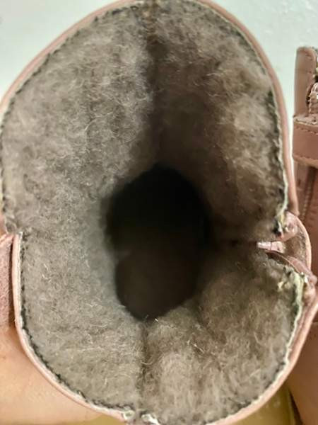 Tex-päällysteiset, villavuoriset vanhan roosan väriset nilkkurit koko 27 Helsinki - valokuva 5