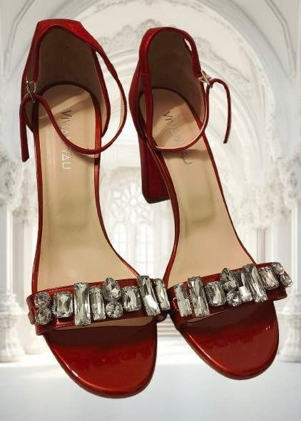 Punaiset juhlakengät | Koko 44 Tampere - valokuva 1