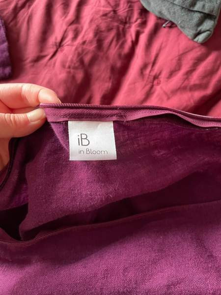 2 kpl liilat pellava koristetyynyliinat Helsinki - valokuva 3