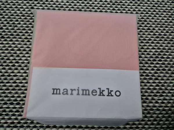 Uusi Marimekko Unikko Jacquard pussilakana 150x210cm Alajärvi - valokuva 1