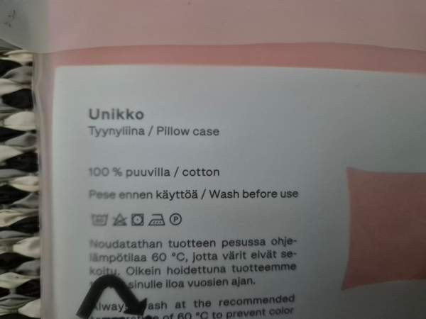 Uusi Marimekko Unikko Jacquard tyynyliina 50x60cm Alajärvi – foto 4