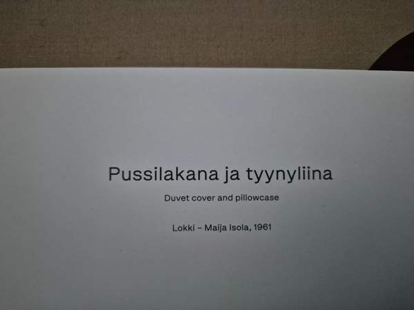 Uusi Marimekko Lokki pussilakanasetti Alajärvi - photo 3