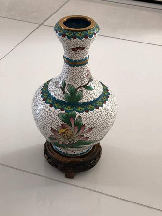 Cloisonne maljakko Muurame - valokuva 1