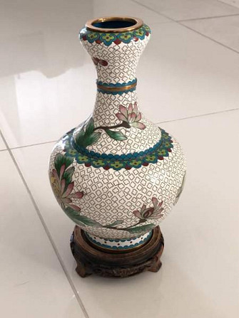 Cloisonne maljakko Muurame - valokuva 3