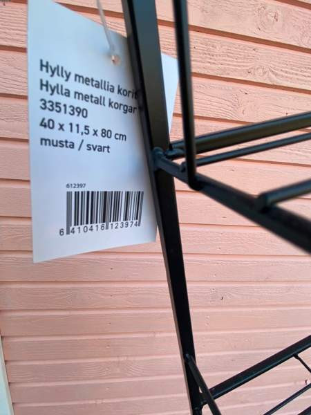 Metallinen hylly Raisio – foto 4