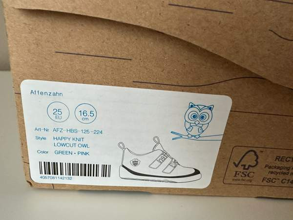 Affenzahn paljasjalkalenkkarit happy knit 25 Оулу - изображение 5