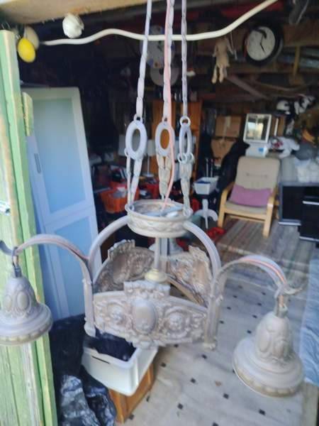 Kattolamppu Vanha antiikkinen Savitaipale - valokuva 6