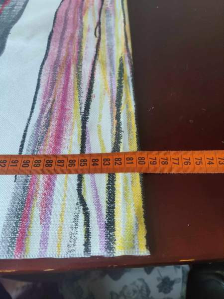 Markiisimainen pystyraidallinen kuvio  109 x 160 cm, Hki-Klaukkala Helsinki - valokuva 3