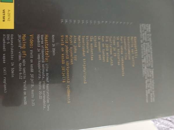 3 musiikki dvd tä, Yö, Popeda. Mamba Rovaniemi - valokuva 8
