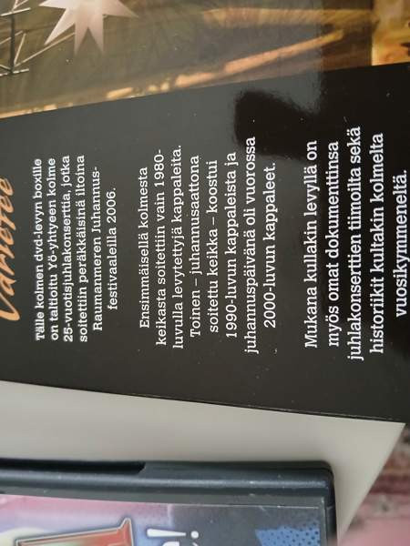 3 musiikki dvd tä, Yö, Popeda. Mamba Rovaniemi – foto 5